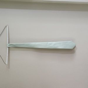 Mint Green Tie with Matching Pocket Square